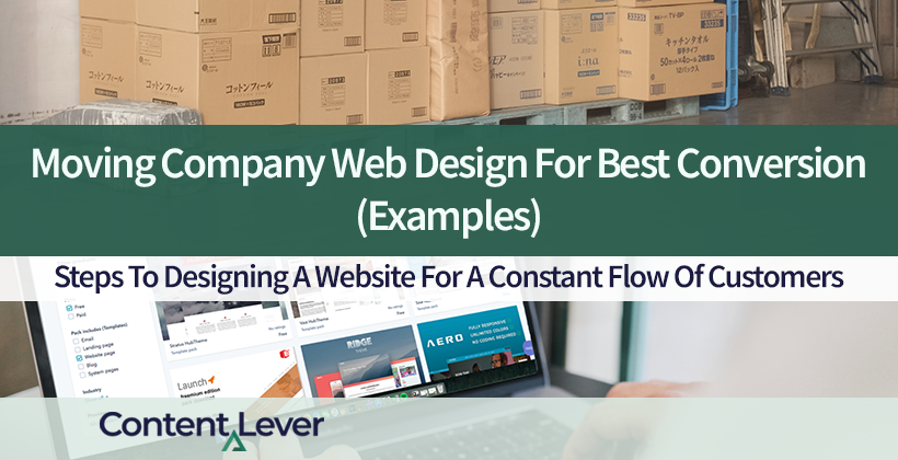 Moving Company web design